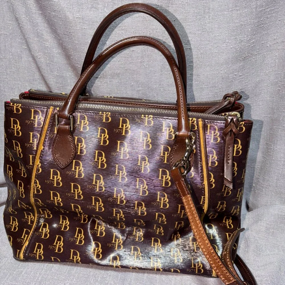 Dooney & Bourke Brown Monogram Bag